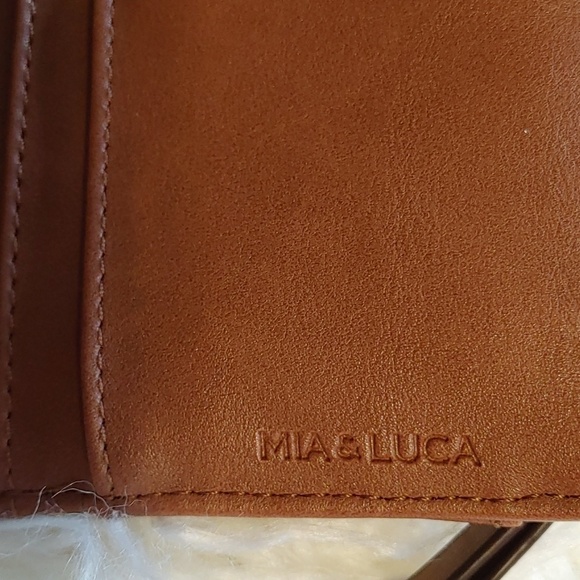 MIA & LUCA BROWN WALLET WITH COLOURED CARD SLOTS - Picture 5 of 8